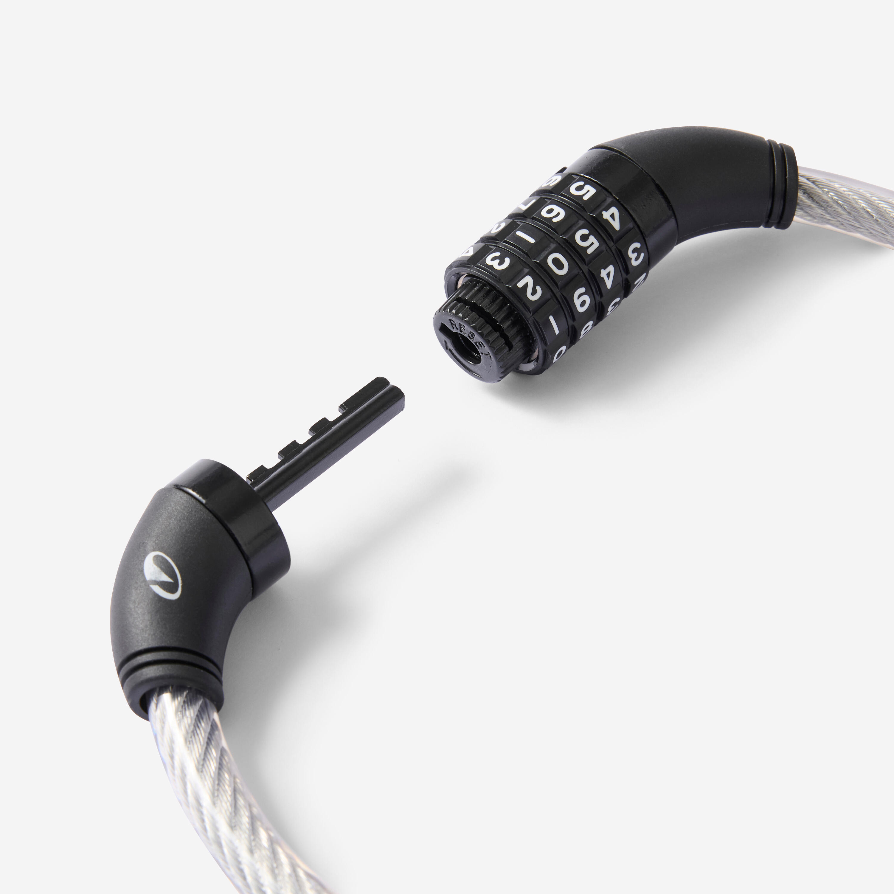 Spiral Bike Lock - Code 120 - BTWIN