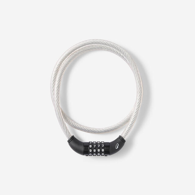 BTWIN CANDADO ACCESORIOS BICICLETA 120 ESPIRAL CERRADURA CÓDIGO