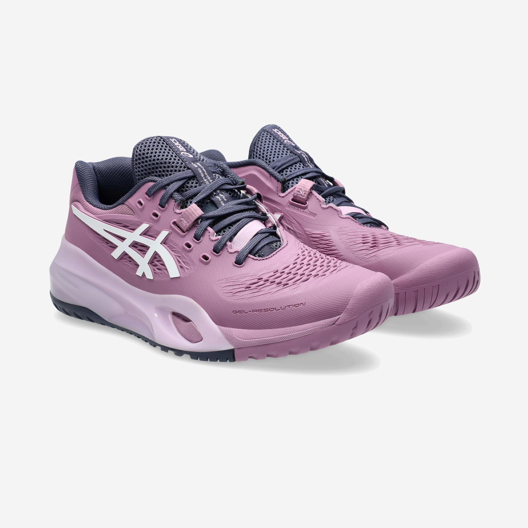 Multicourt tennisschoenen voor dames Gel Resolution X roze paars 2/7