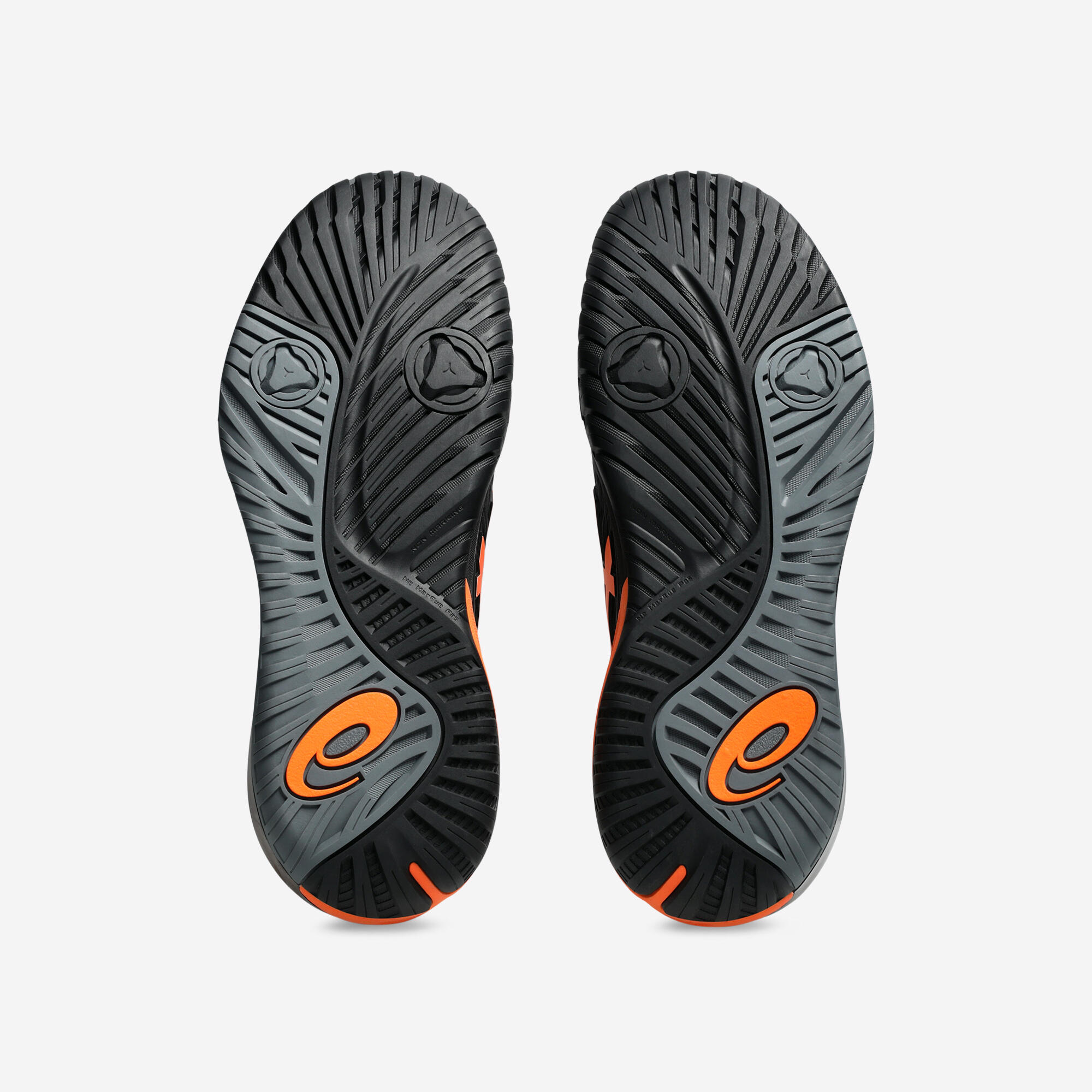 Multicourt tennisschoenen voor heren Gel Resolution X zwart oranje 3/7