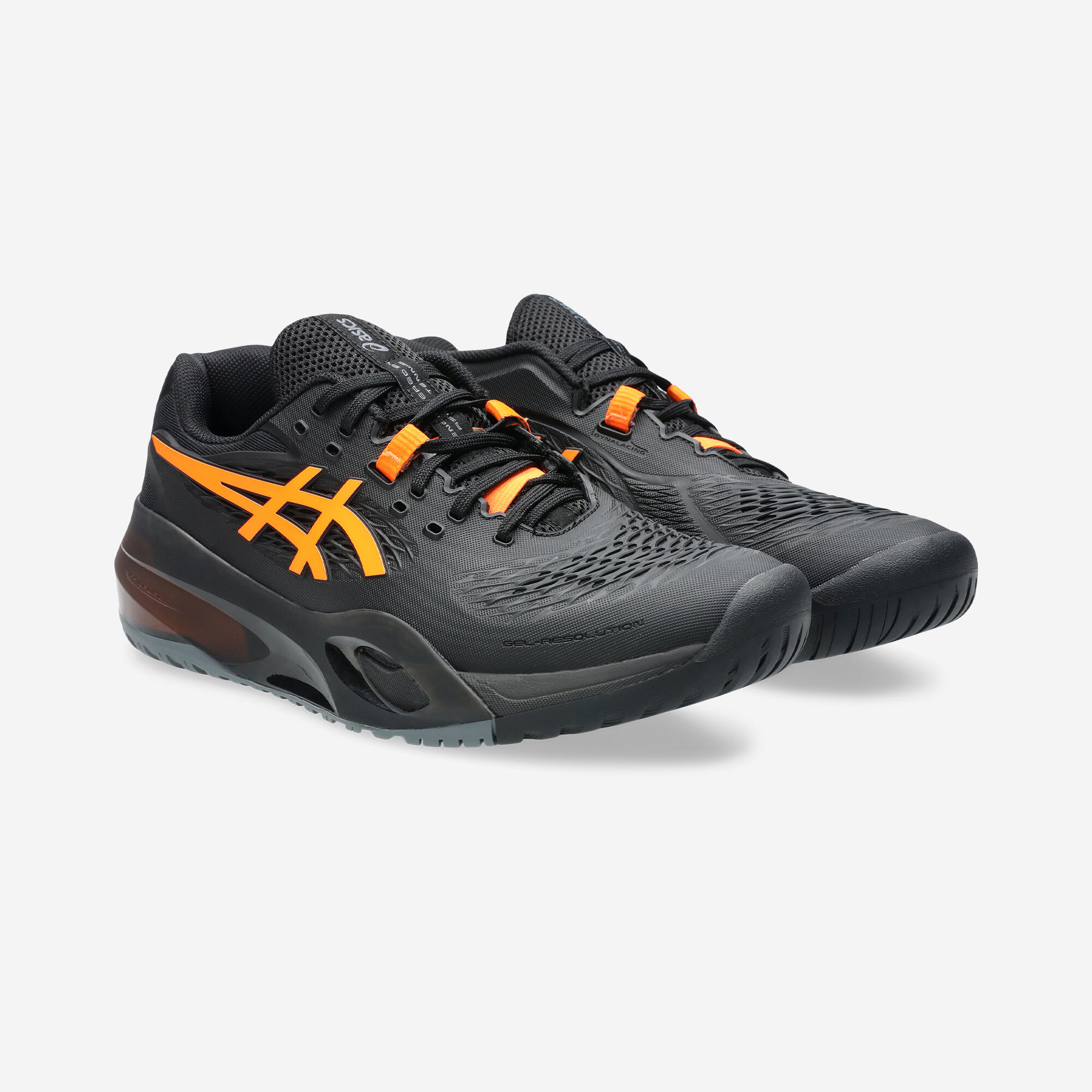 Multicourt tennisschoenen voor heren Gel Resolution X zwart oranje 2/7
