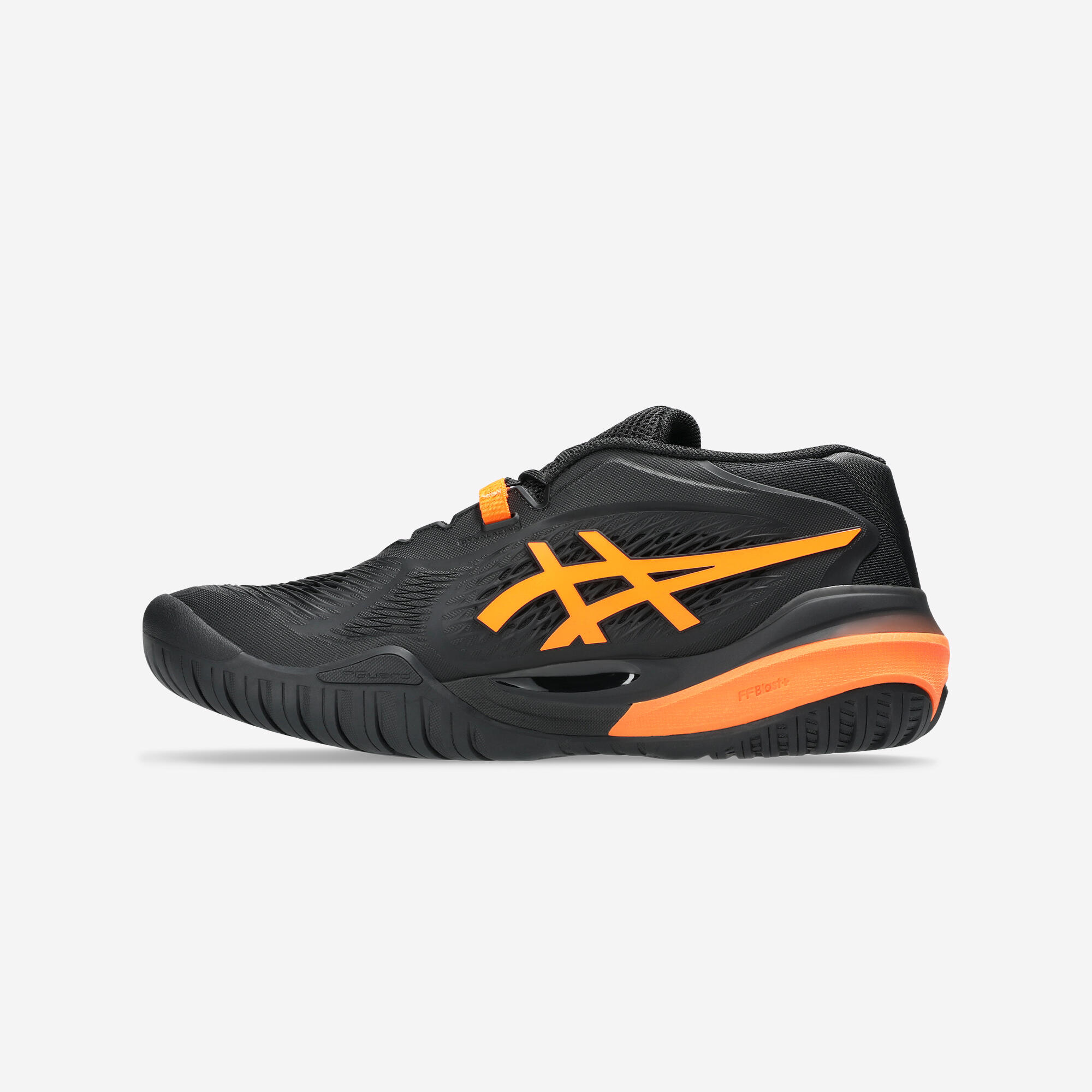 Multicourt tennisschoenen voor heren Gel Resolution X zwart oranje 5/7
