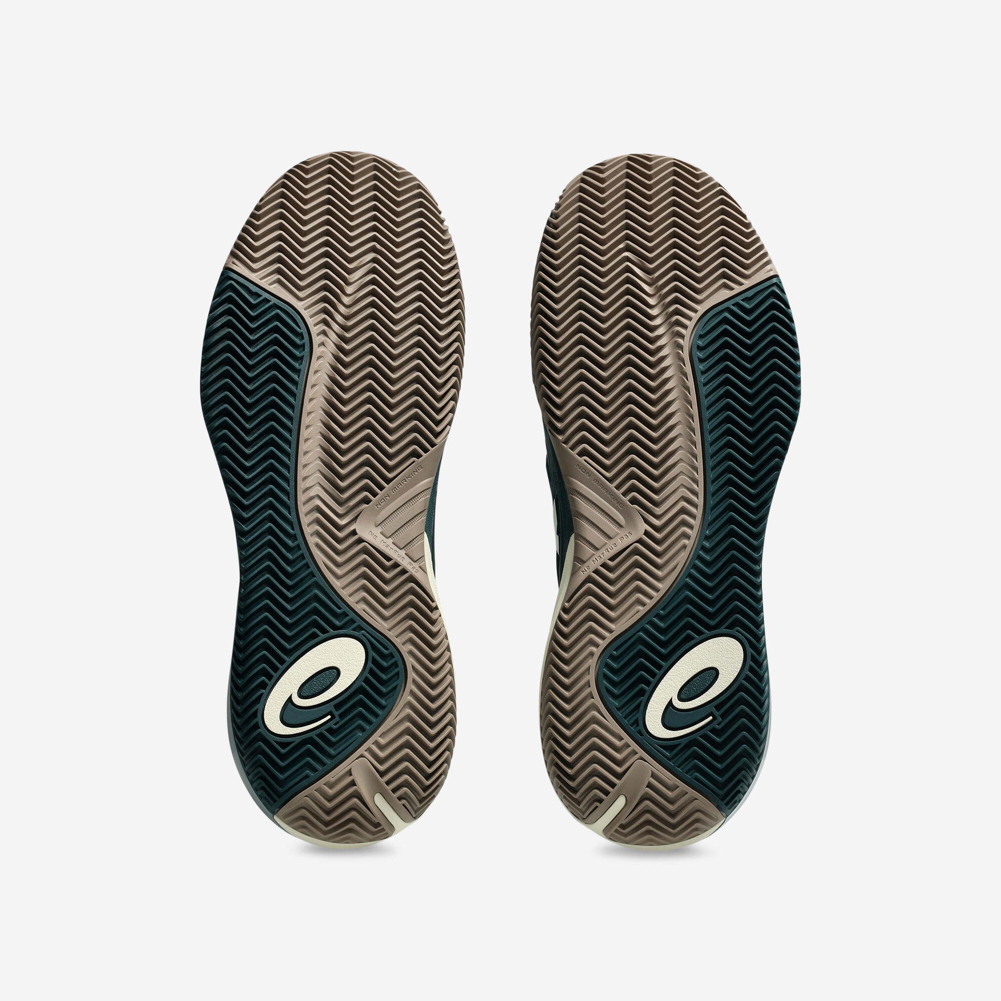 Gravel tennisschoenen voor heren Gel Resolution X groen goud 3/7