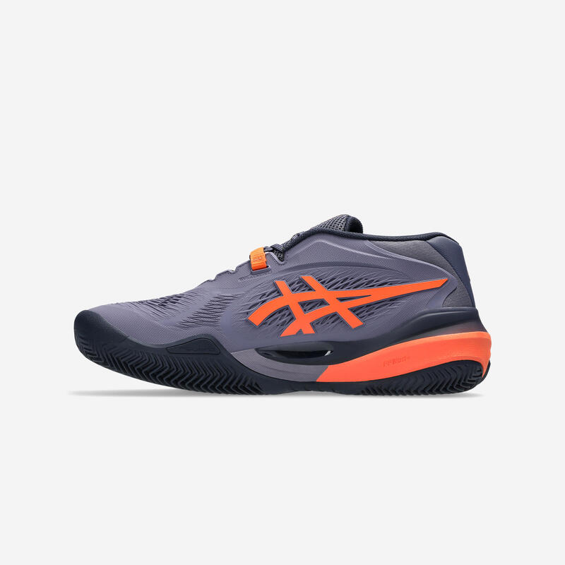 Încălțăminte de tenis pe zgură Asics Gel Resolution X Mov-Portocaliu Bărbați