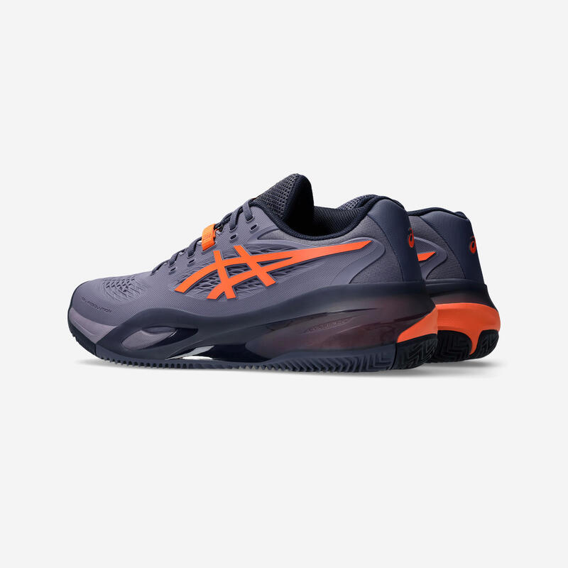 Încălțăminte de tenis pe zgură Asics Gel Resolution X Mov-Portocaliu Bărbați