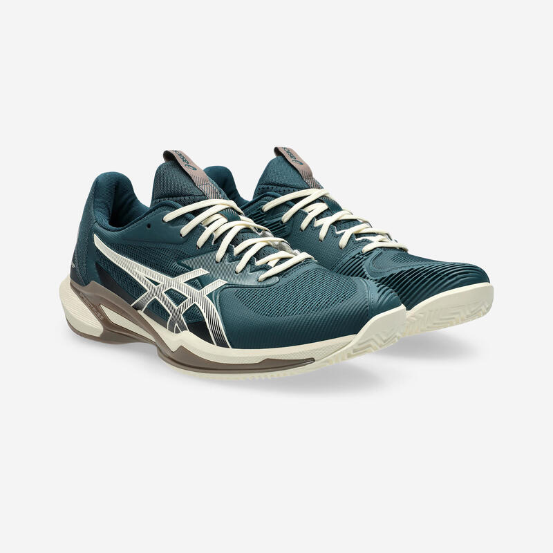 Chaussure de tennis homme Terre Battue - Asics Gel Solution Speed FF 3 vert