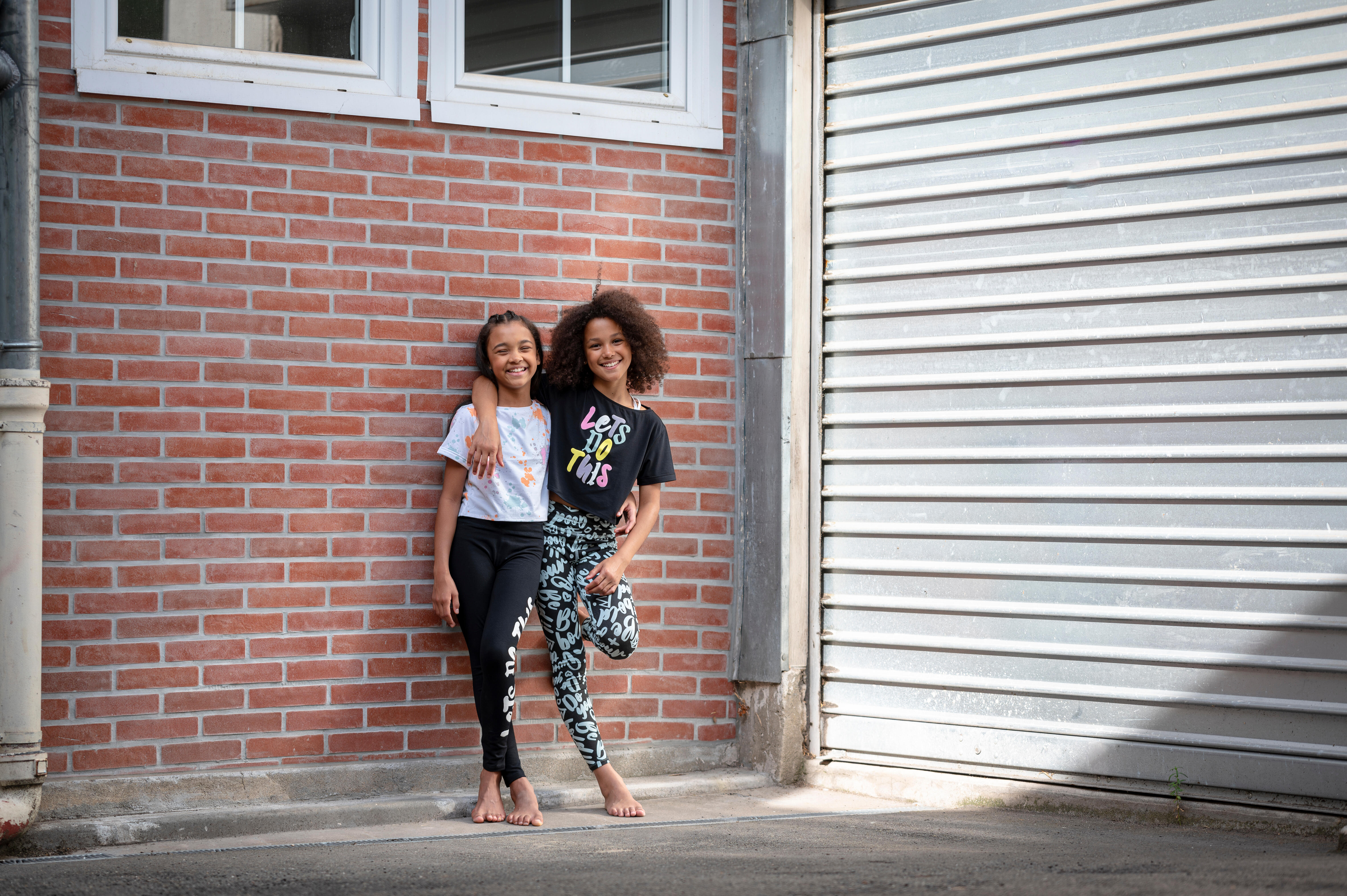 Crop Top Manches Longues Col Roulé Pour Fille - Danse, Sport, Yoga - Taille Régulière
