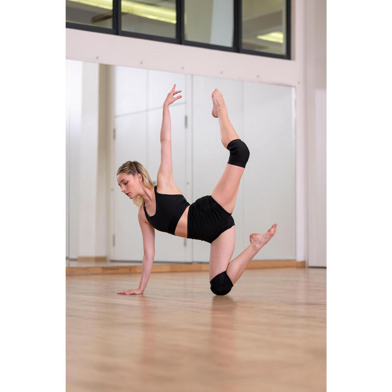 Genouillères de danse en gel, noir