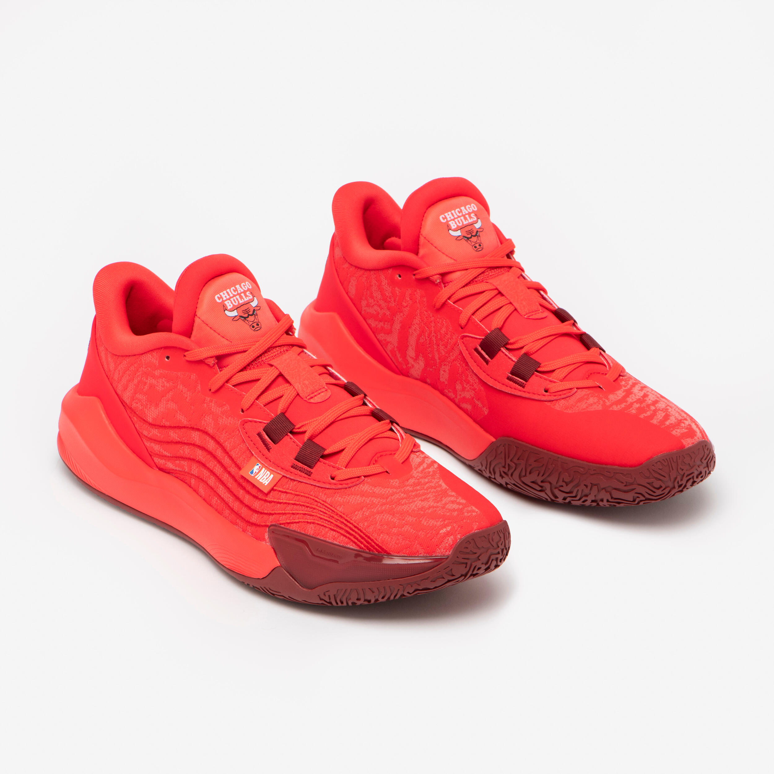 Basketballschuhe NBA Bulls Herren/Damen -  Fast 900 Low-1 Rot 7/8