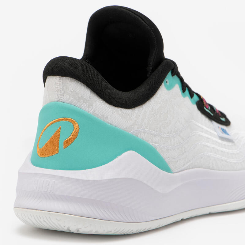 Botas de Basquetebol Adulto NBA Spurs FAST 900 LOW-1 Branco