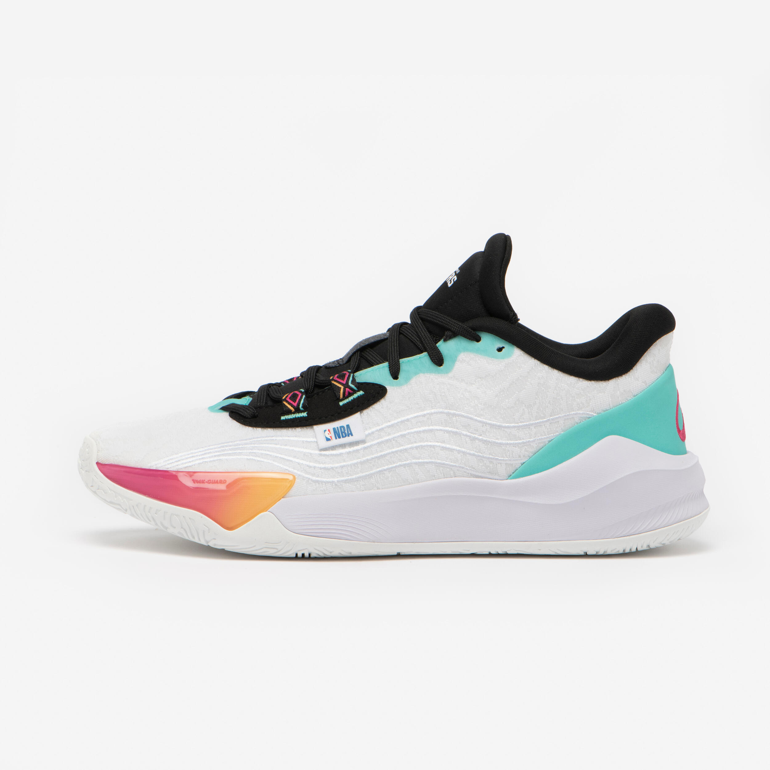 Basketbalschoenen voor heren/dames Fast 900 low-1 NBA Spurs wit 3/8