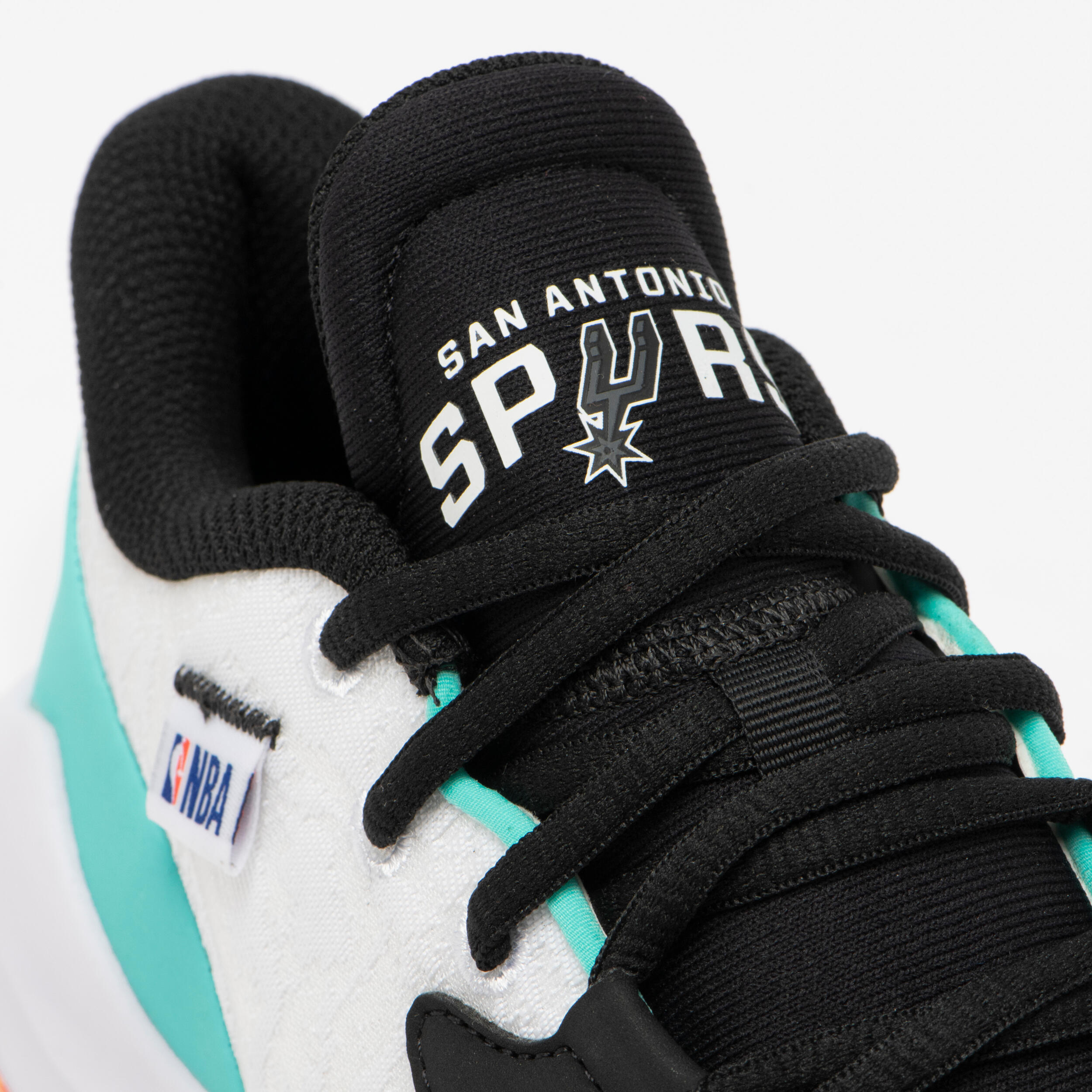 Basketballschuhe NBA Fast 900 Spurs Kinder - Fast 900 Low-1 schwarz weiss 7/8