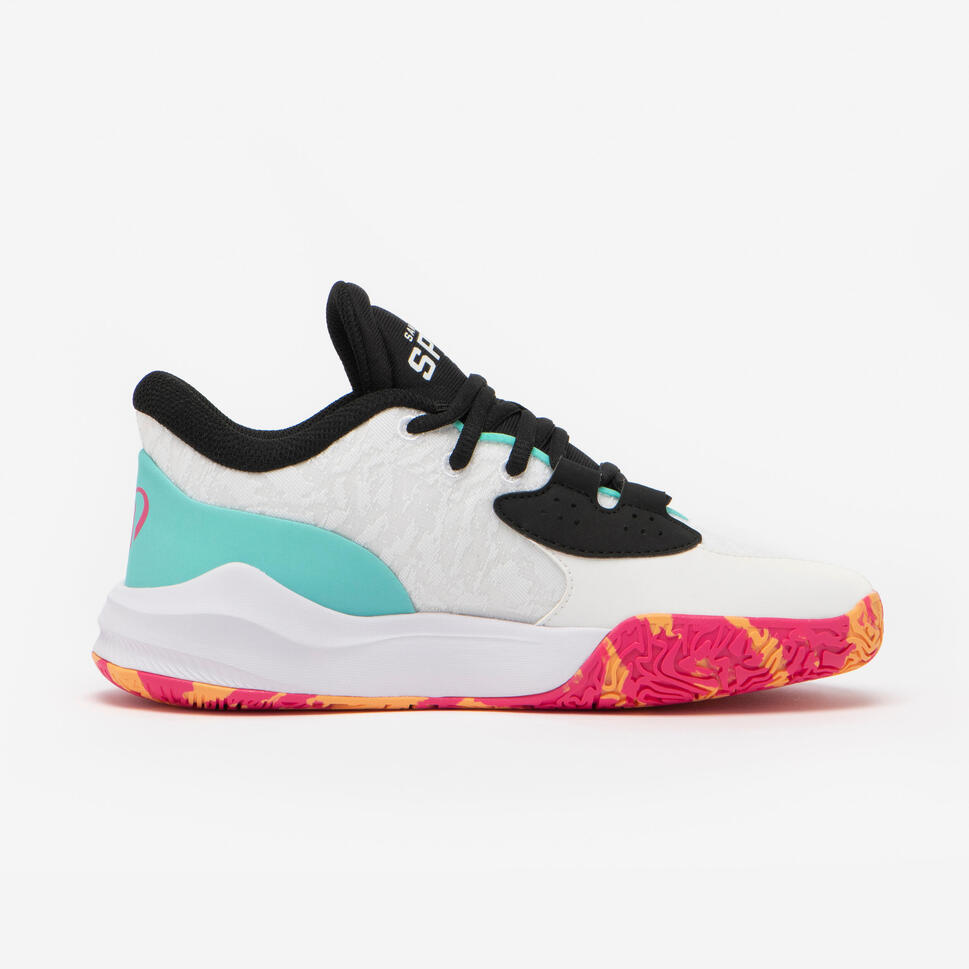 Buty do koszykówki unisex Tarmak NBA Spurs Fast 900 Low-1