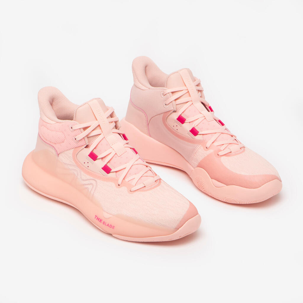 CHAUSSURES DE BASKETBALL - HOMME/FEMME -  SE 500 HIGH ROSE