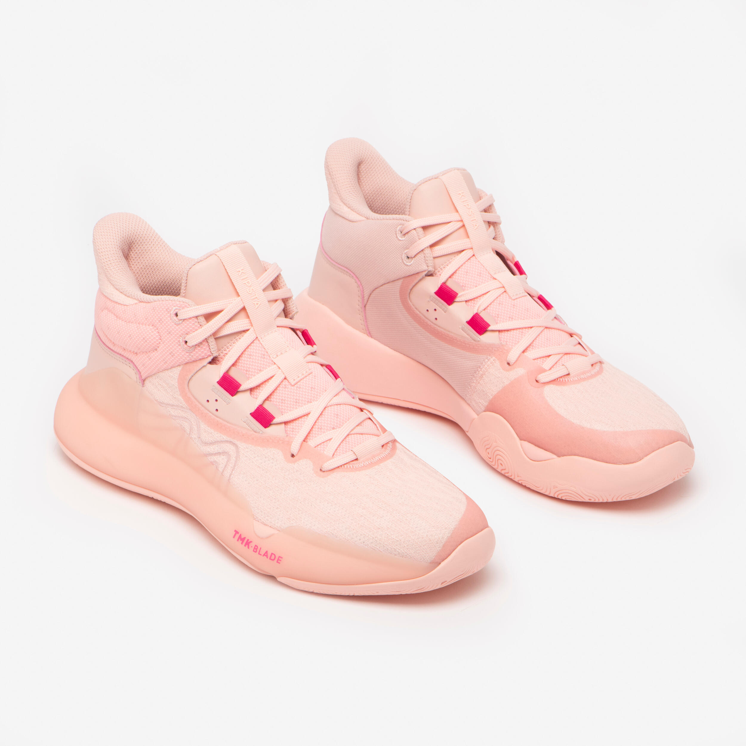 Basketbalschoenen voor heren/dames SE 500 High roze 4/8