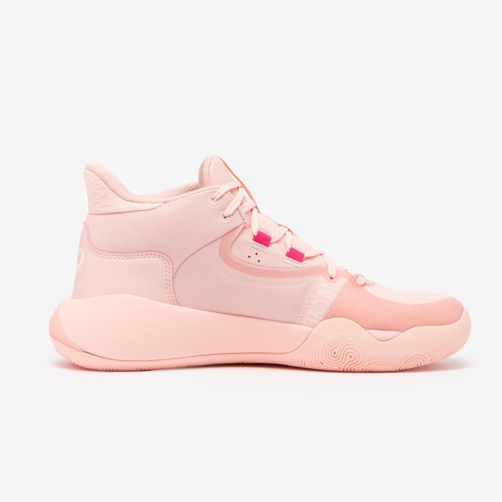 CHAUSSURES DE BASKETBALL - HOMME/FEMME -  SE 500 HIGH ROSE