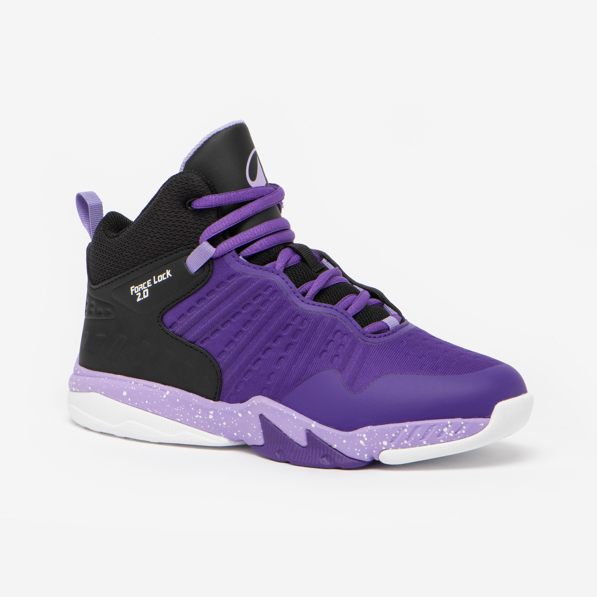 TARMAK Kids'/Junior Basketball Shoes SS500 High - Purple