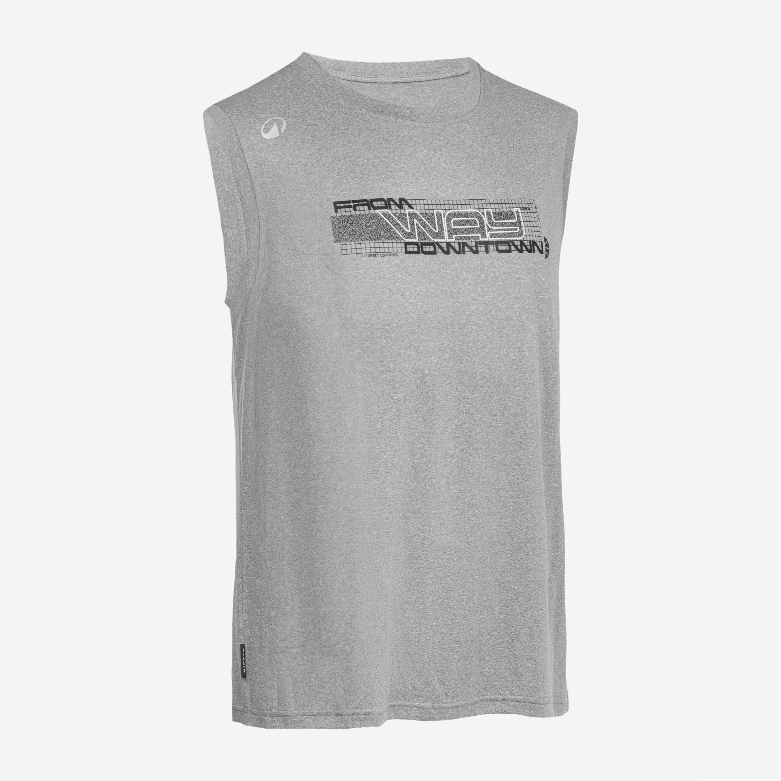 Sleeveless Basketball Shirt - Fast 500 Grey - KIPSTA
