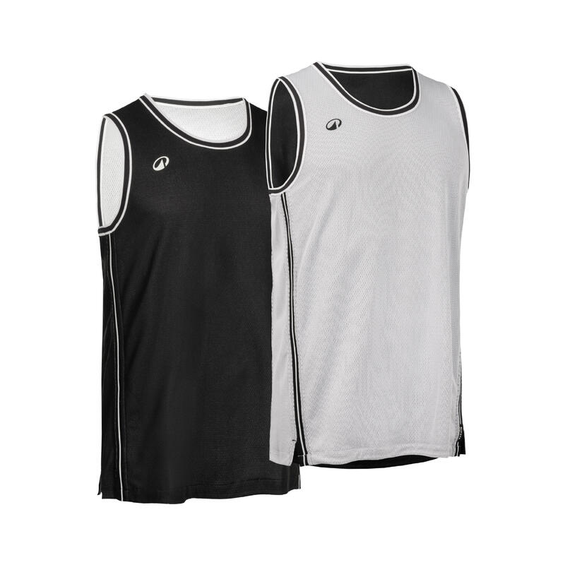 Maiou reversibil Baschet TKR-500 Negru-Alb Adulți