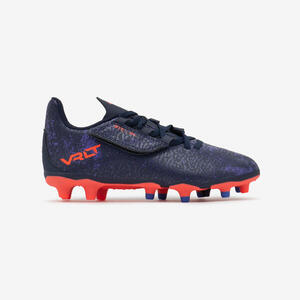 BOTAS DE FÚTBOL VELCRO NIÑO VIRALTO I EASY FG AZUL LAVA