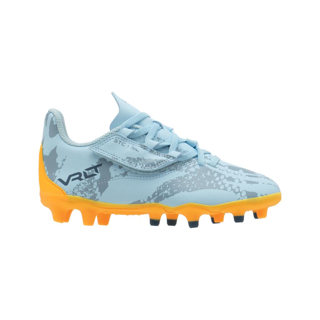 Vaikiški futbolo bateliai su kontaktine juosta „Viralto I Easy FG - Snake“