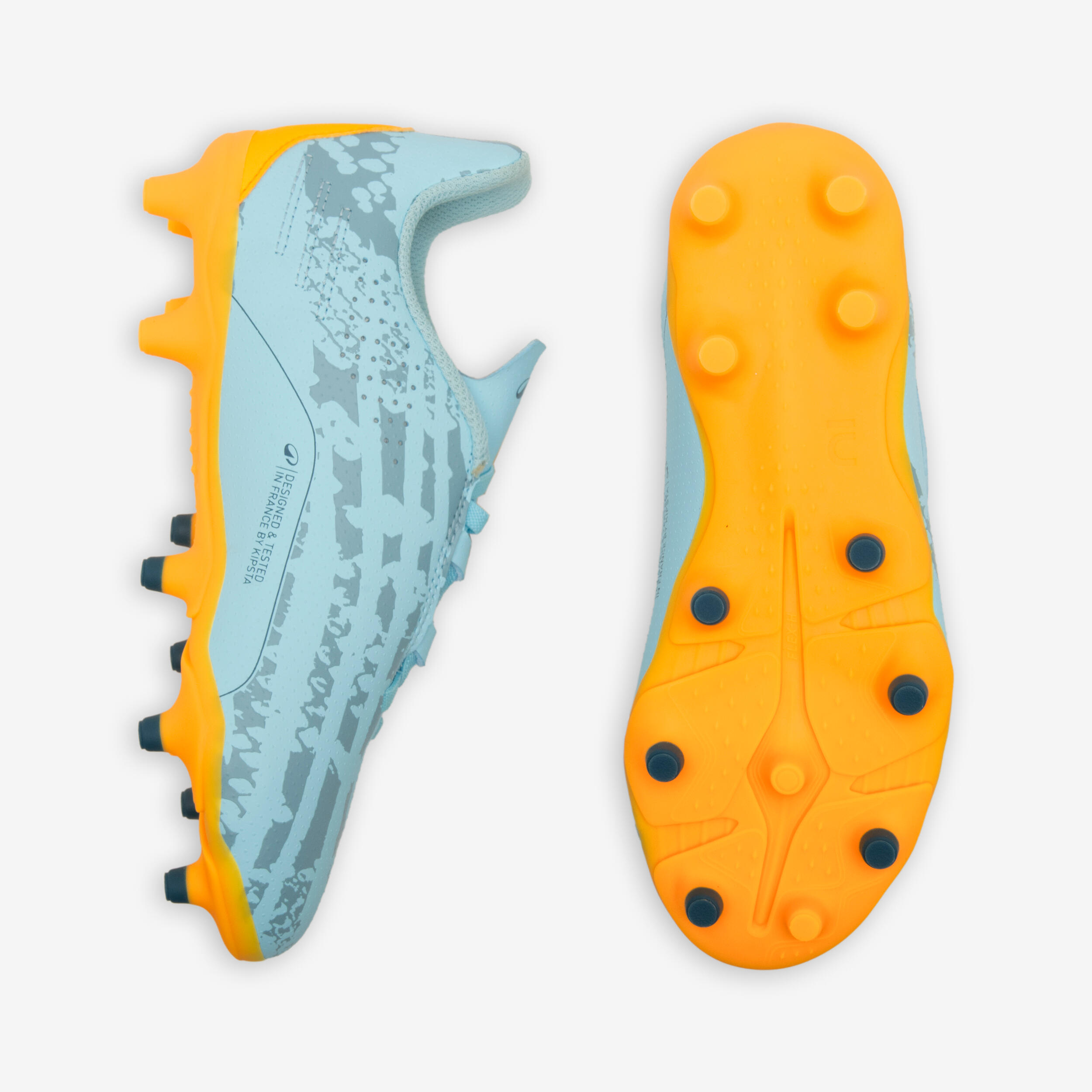 Kids' Hook and Loop Soccer Cleats – Viralto I Easy FG - KIPSTA