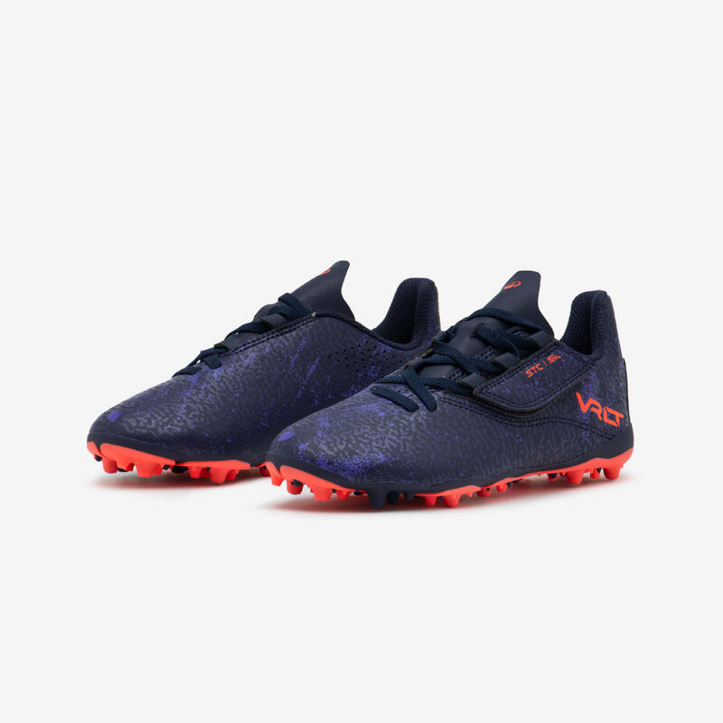 Chaussures de football enfant a scratch viralto i easy mg/ag Bleu Foncé