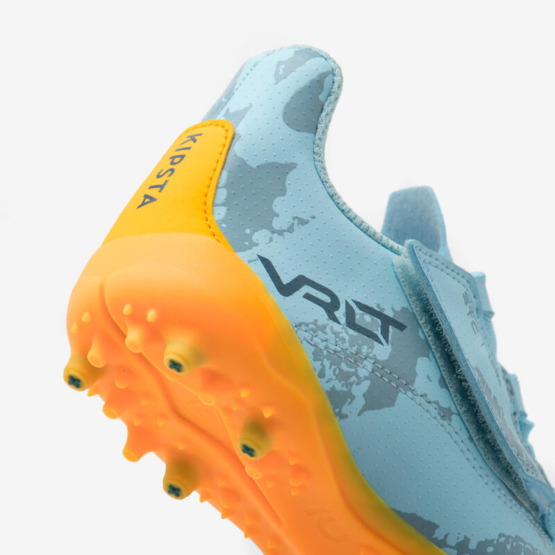 Chaussures de football enfant a scratch viralto i easy mg/ag Bleue