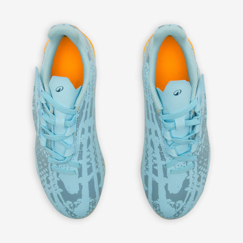 Chaussures de football enfant a scratch viralto i easy mg/ag Bleue