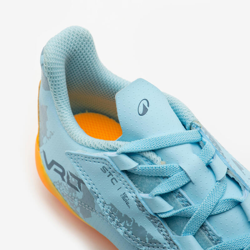 Chaussures de football enfant a scratch viralto i easy mg/ag Bleue