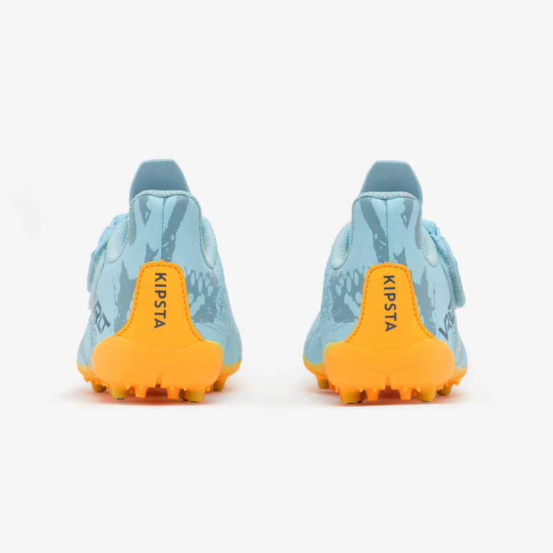Chaussures de football enfant a scratch viralto i easy mg/ag Bleue
