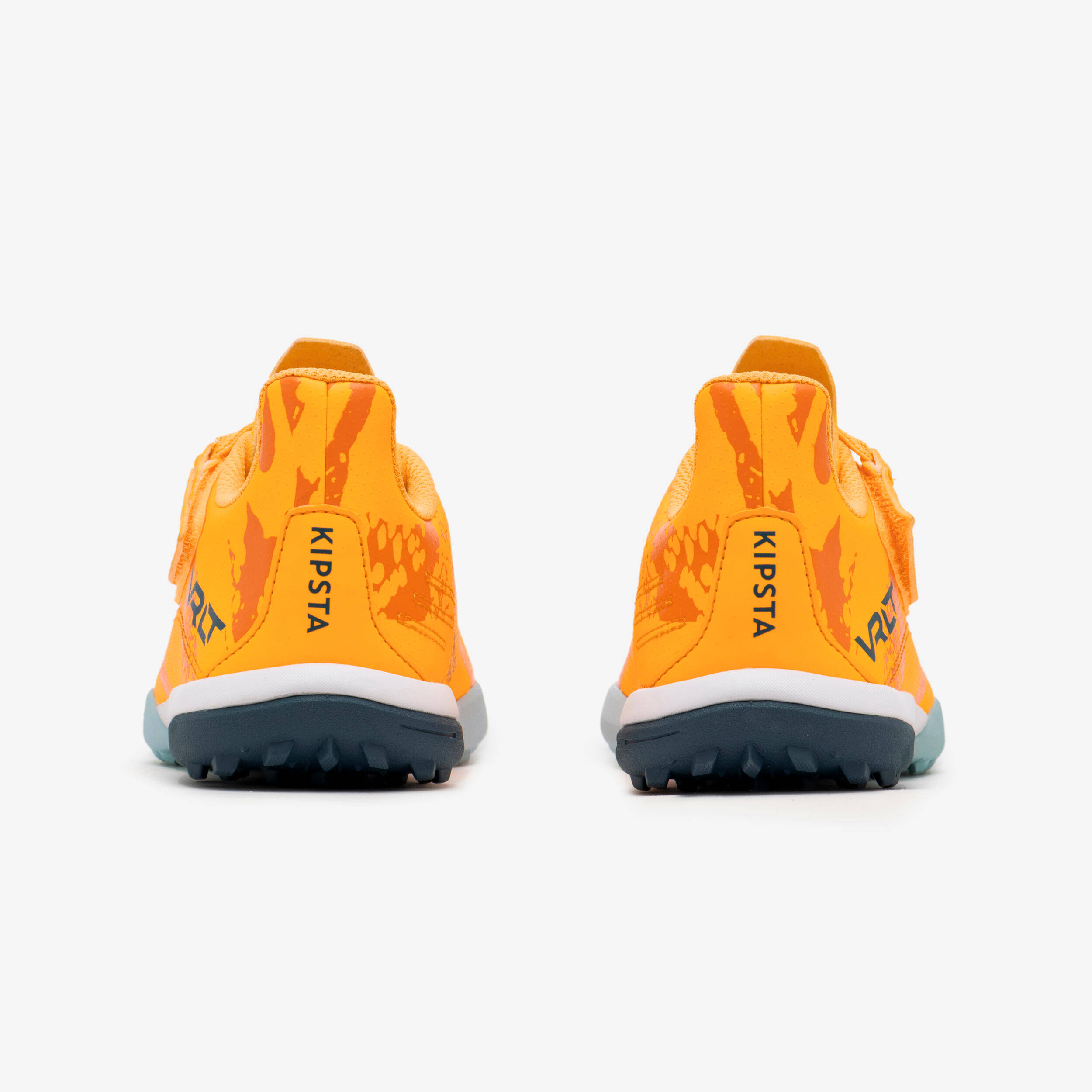 Kids' Rip-Tab Football Boots Viralto I Easy Turf TF - Orange -  4