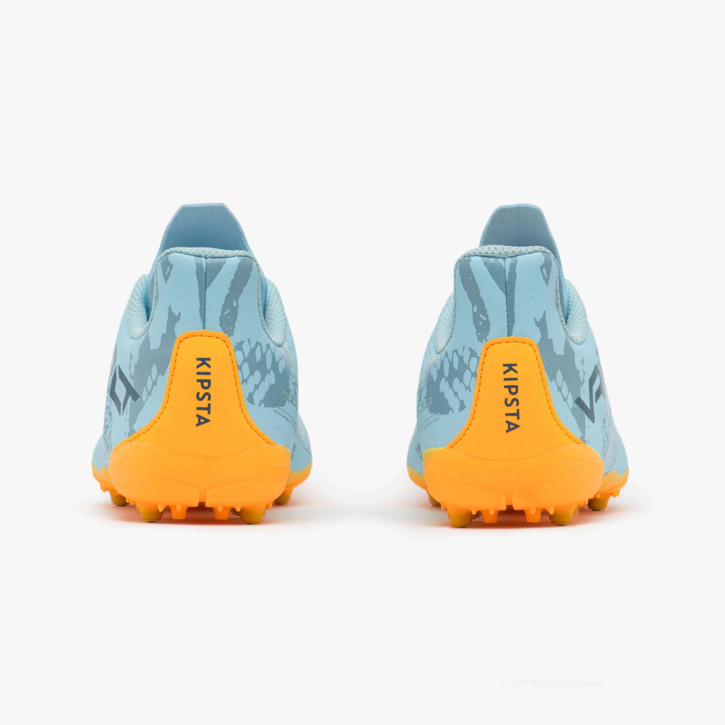 Kids' Lace-Up Football Boots Viralto I MG/AG - Light Blue -  3