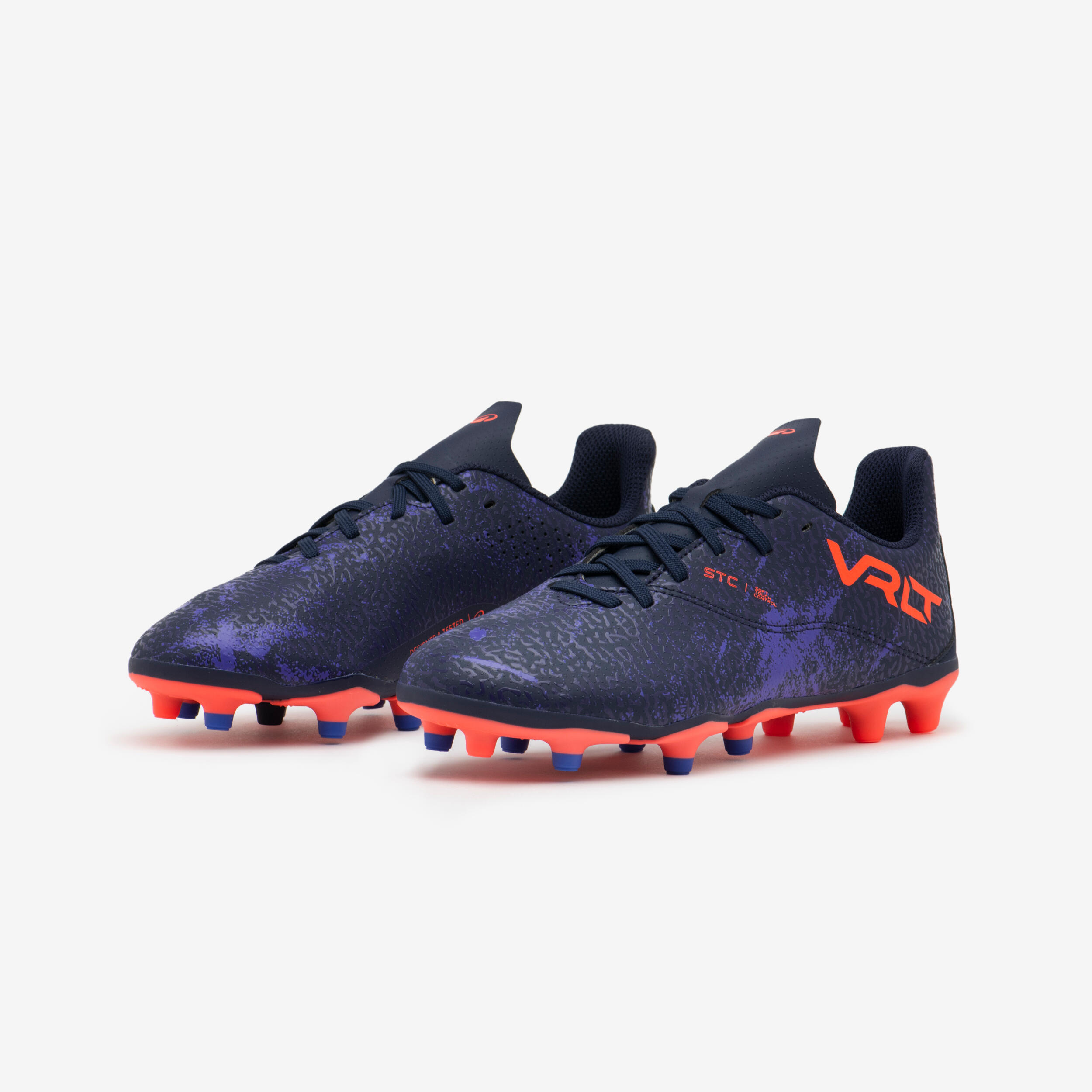 Kids' Lace-Up Soccer Cleats – Viralto I FG Rhino - KIPSTA