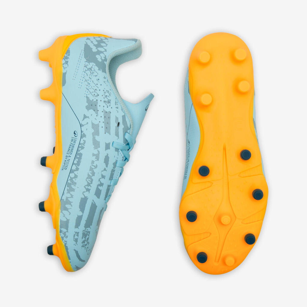 CHAUSSURES DE FOOTBALL ENFANT A LACETS VIRALTO I FG RHINO