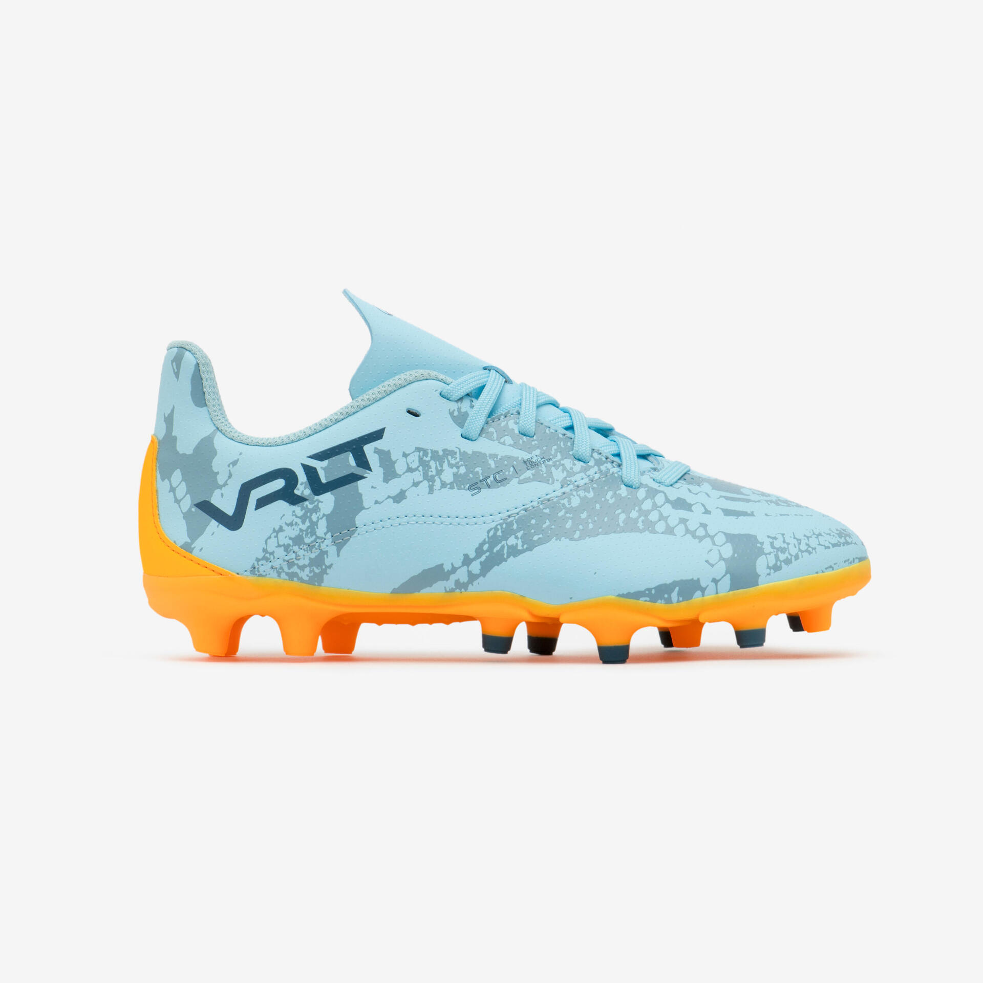 Kids' Lace-Up Football Boots Viralto I FG Snake