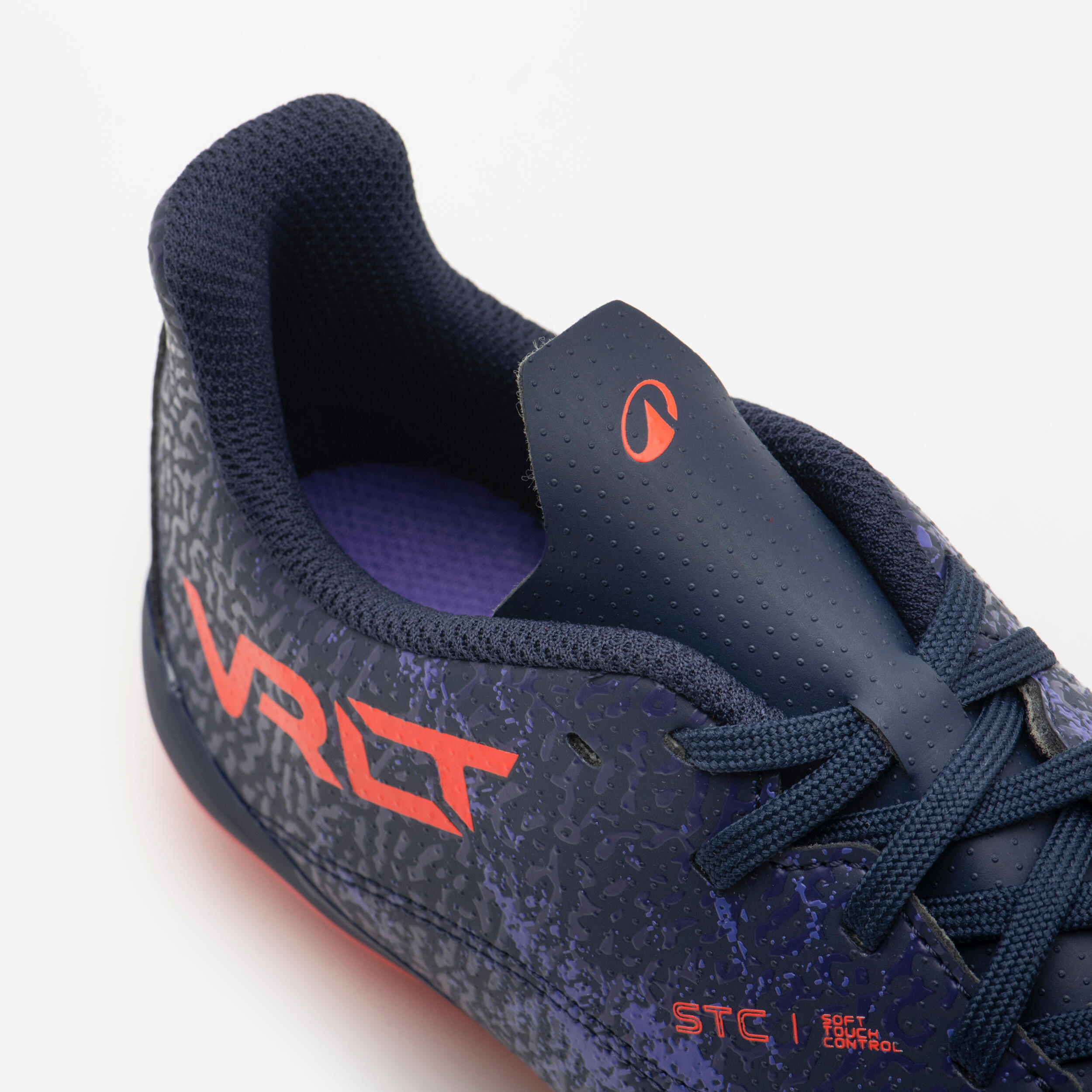 Chaussures de soccer  enfant a lacets, Viralto I MG/AG bleu 5/9