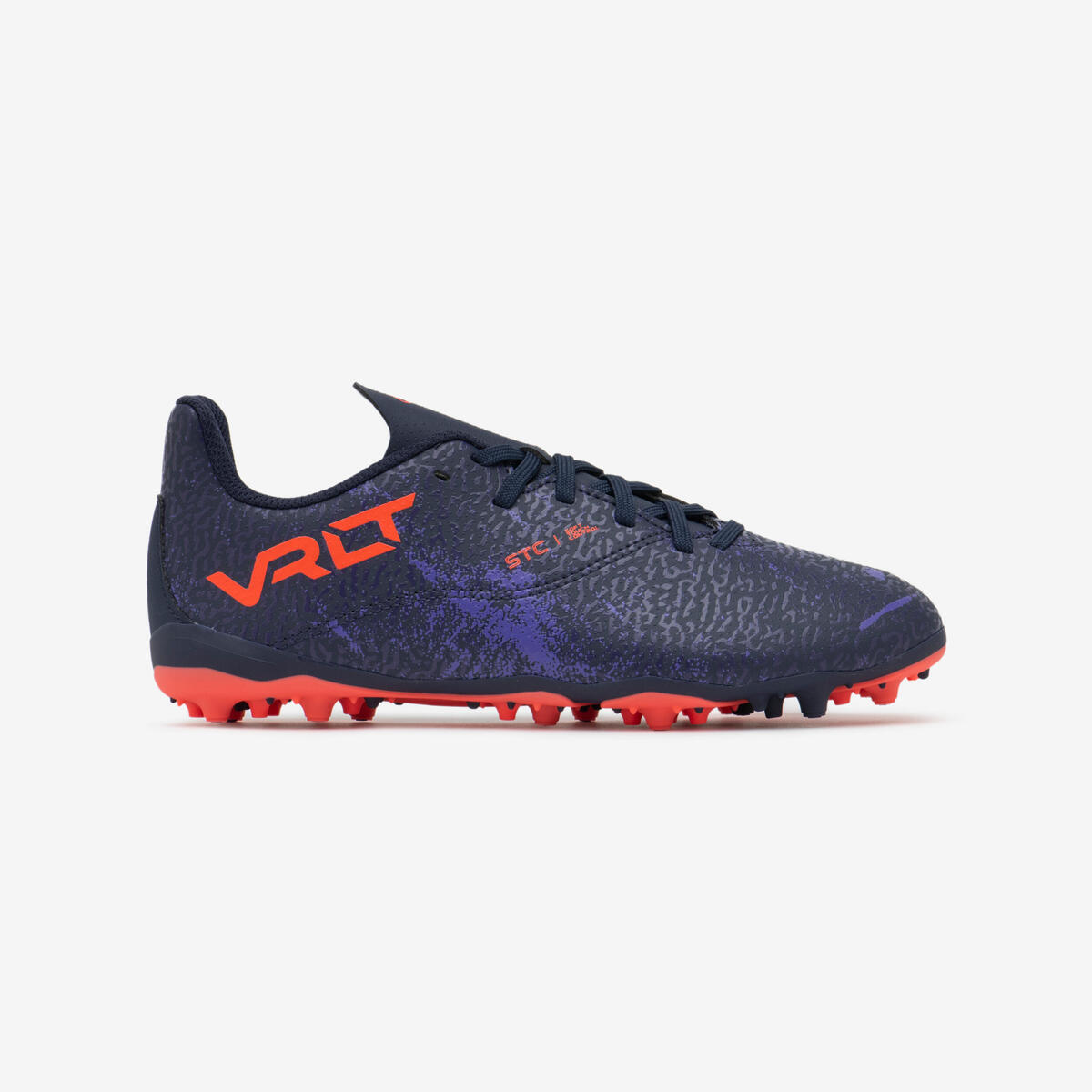 CHAUSSURES DE FOOTBALL ENFANT A LACETS VIRALTO I MG/AG BLEU