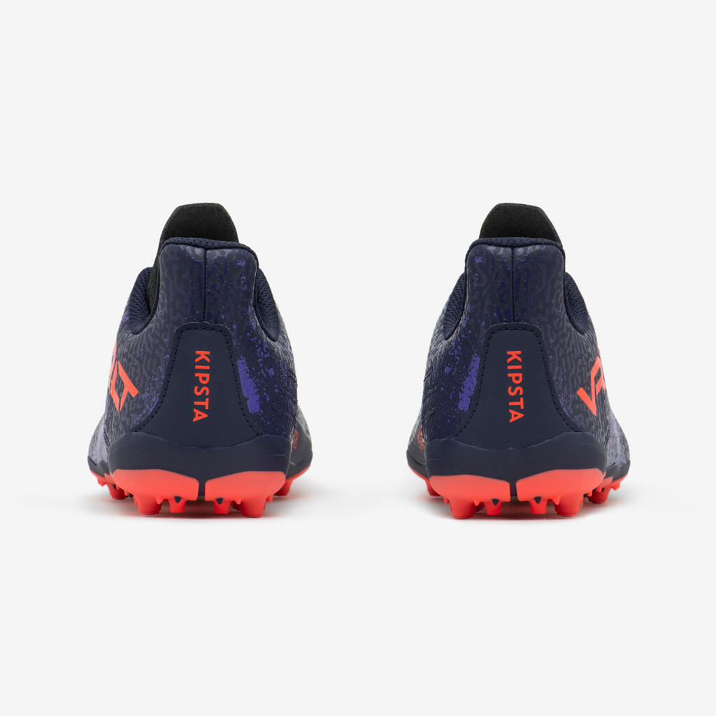 Kids' Lace-Up Football Boots Viralto I MG/AG - Blue