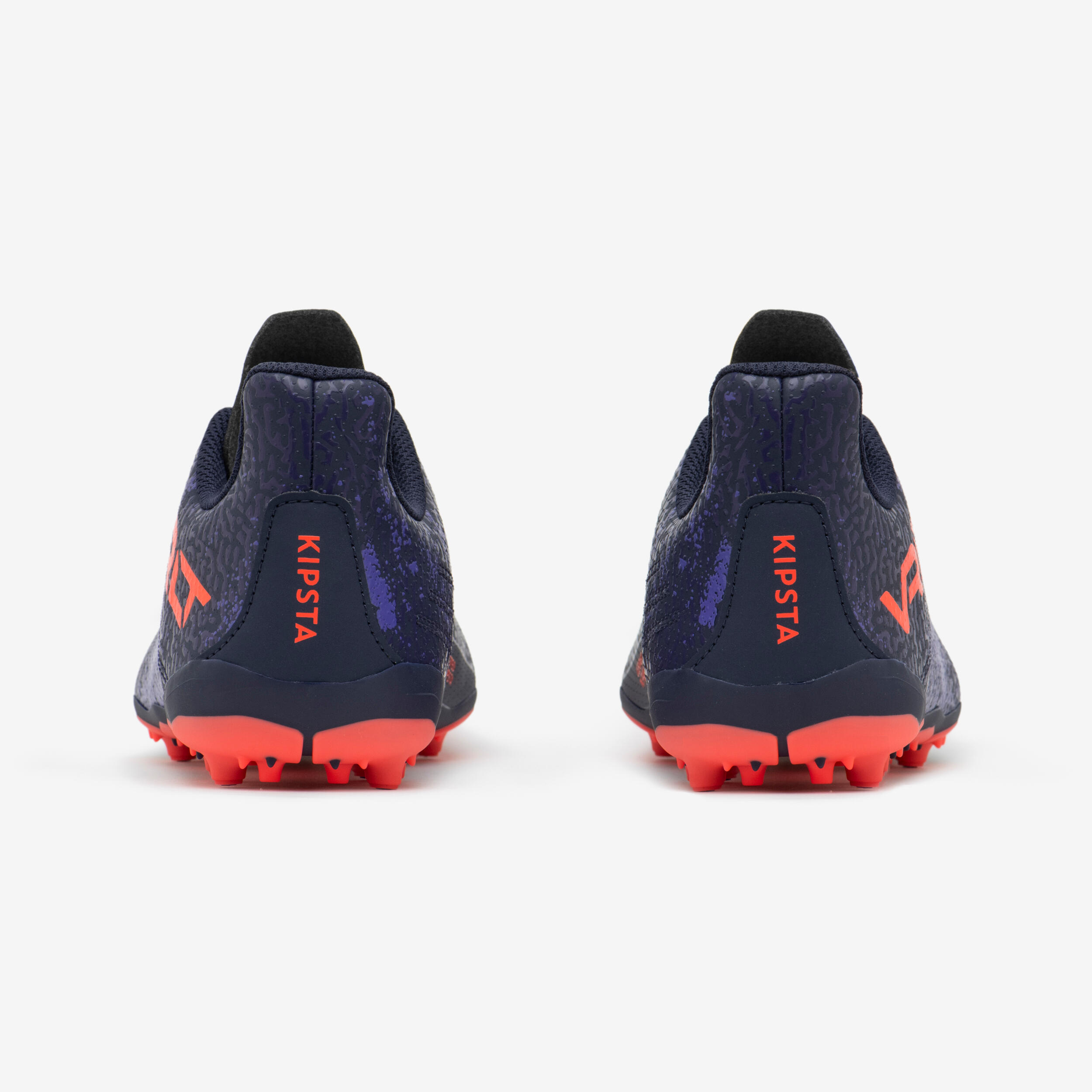 Chaussures de soccer  enfant a lacets, Viralto I MG/AG bleu 3/9