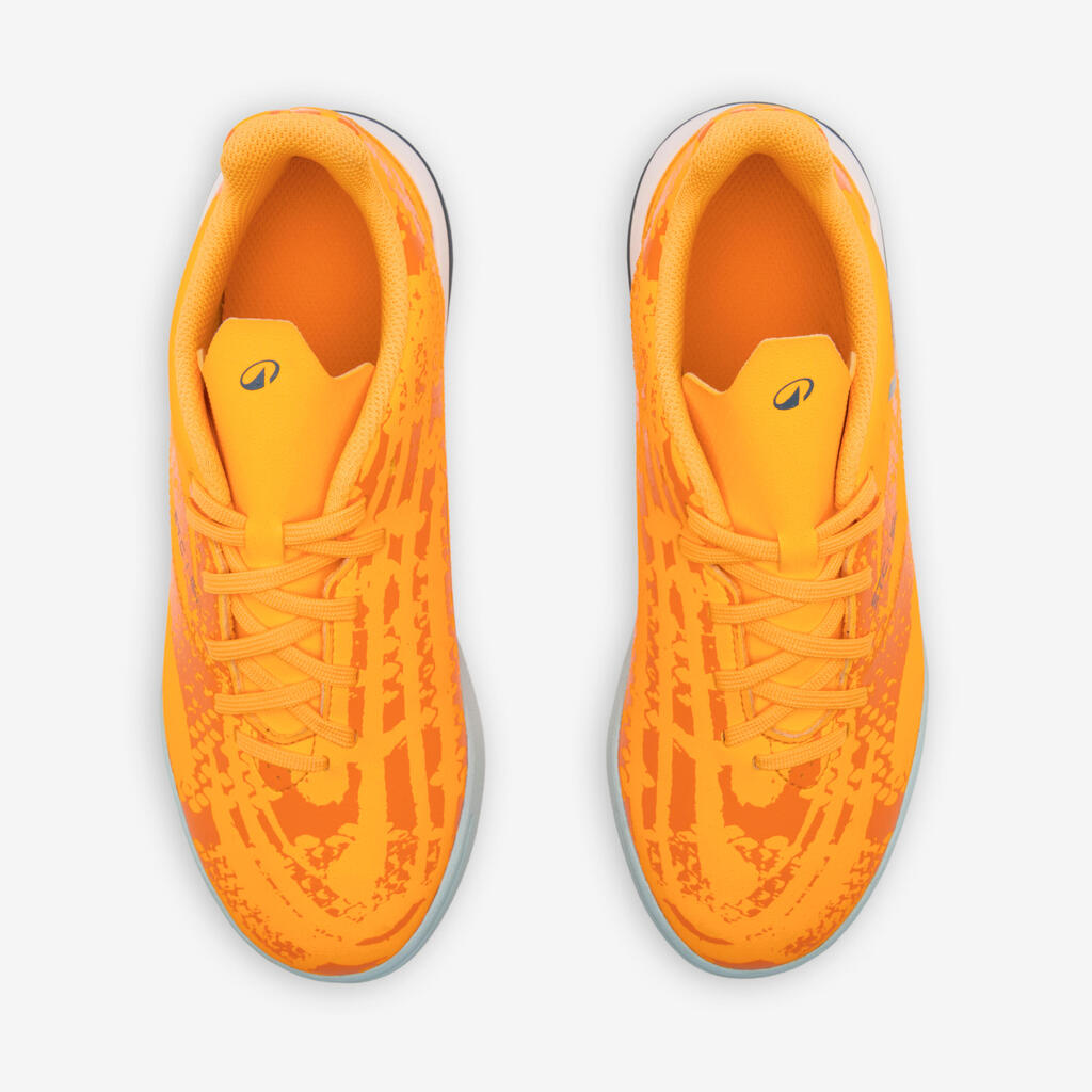 Chaussures de football enfant a lacets viralto i turf tf orange