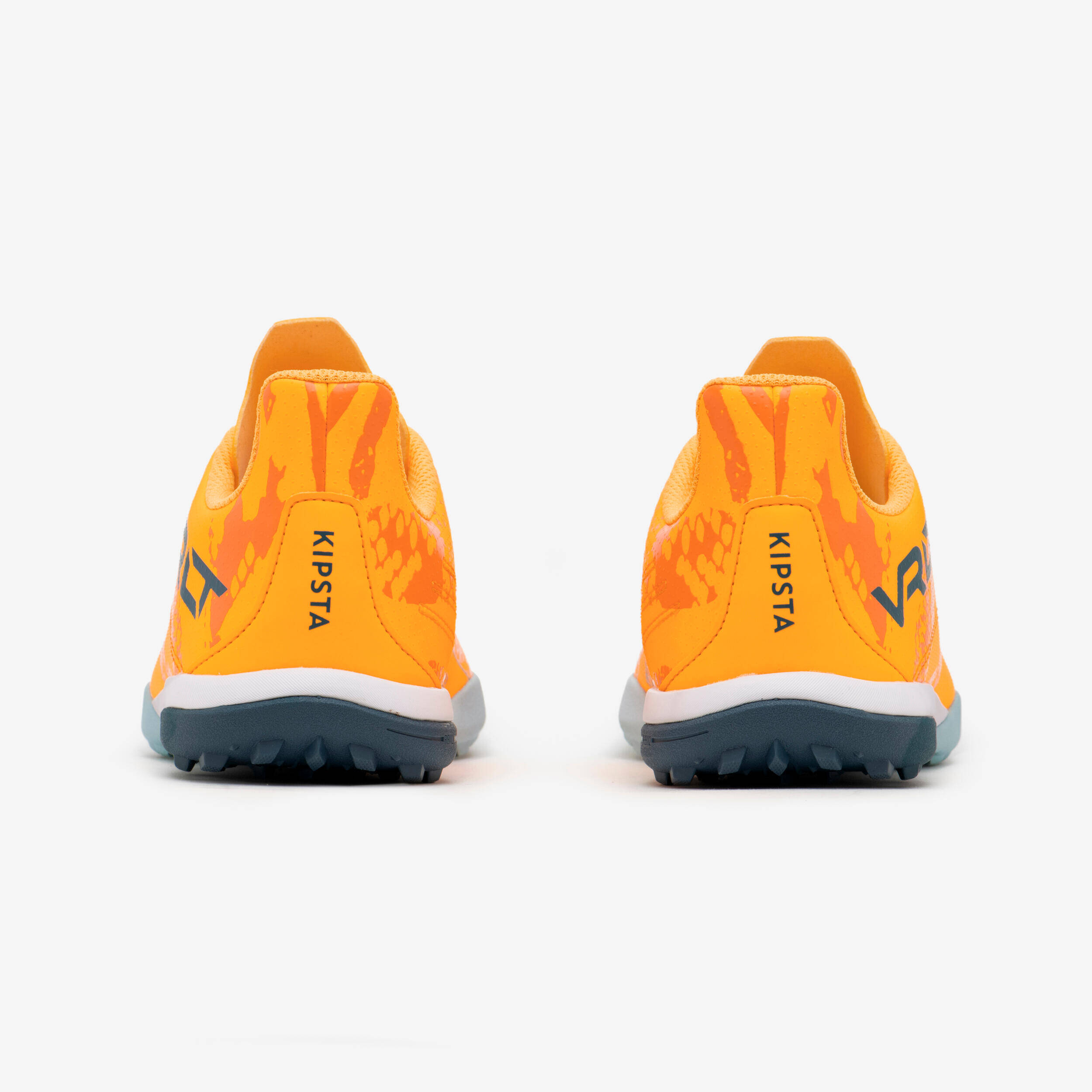 Kids' Lace-Up Football Boots Viralto I Turf - Orange -  4