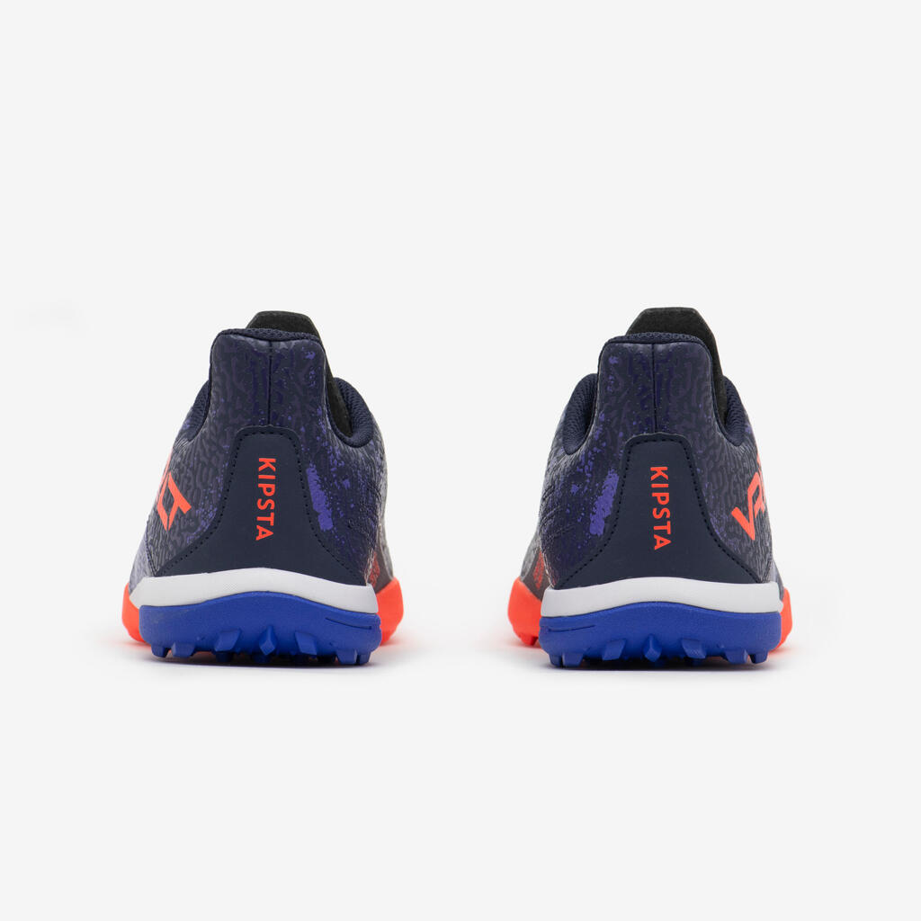 Chaussures de football enfant a lacets viralto i turf tf violet