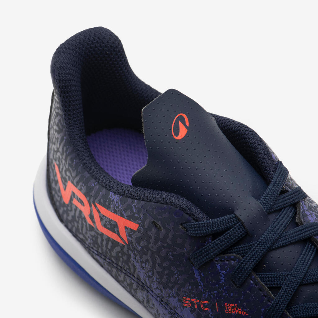 Chaussures de football enfant a lacets viralto i turf tf violet