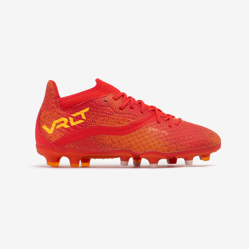 Kids' Lace-Up Football Boots Viralto III FG - Green