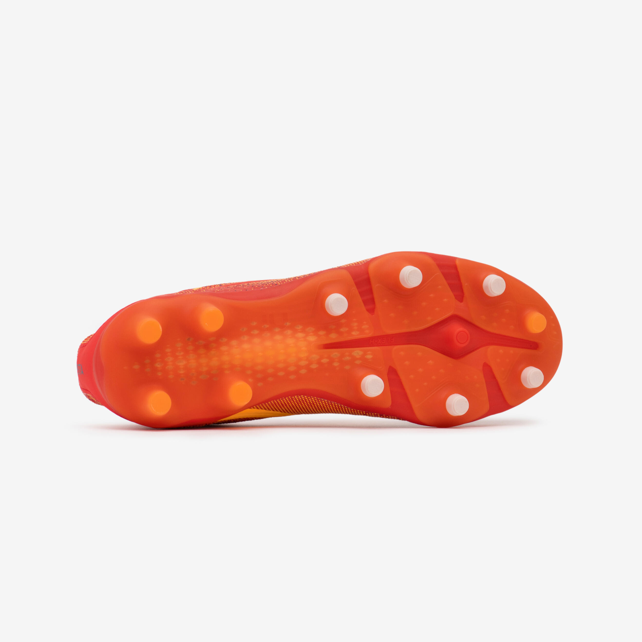 Scarpe calcio comfort bambini VIRALTO III FG rosse  4/10