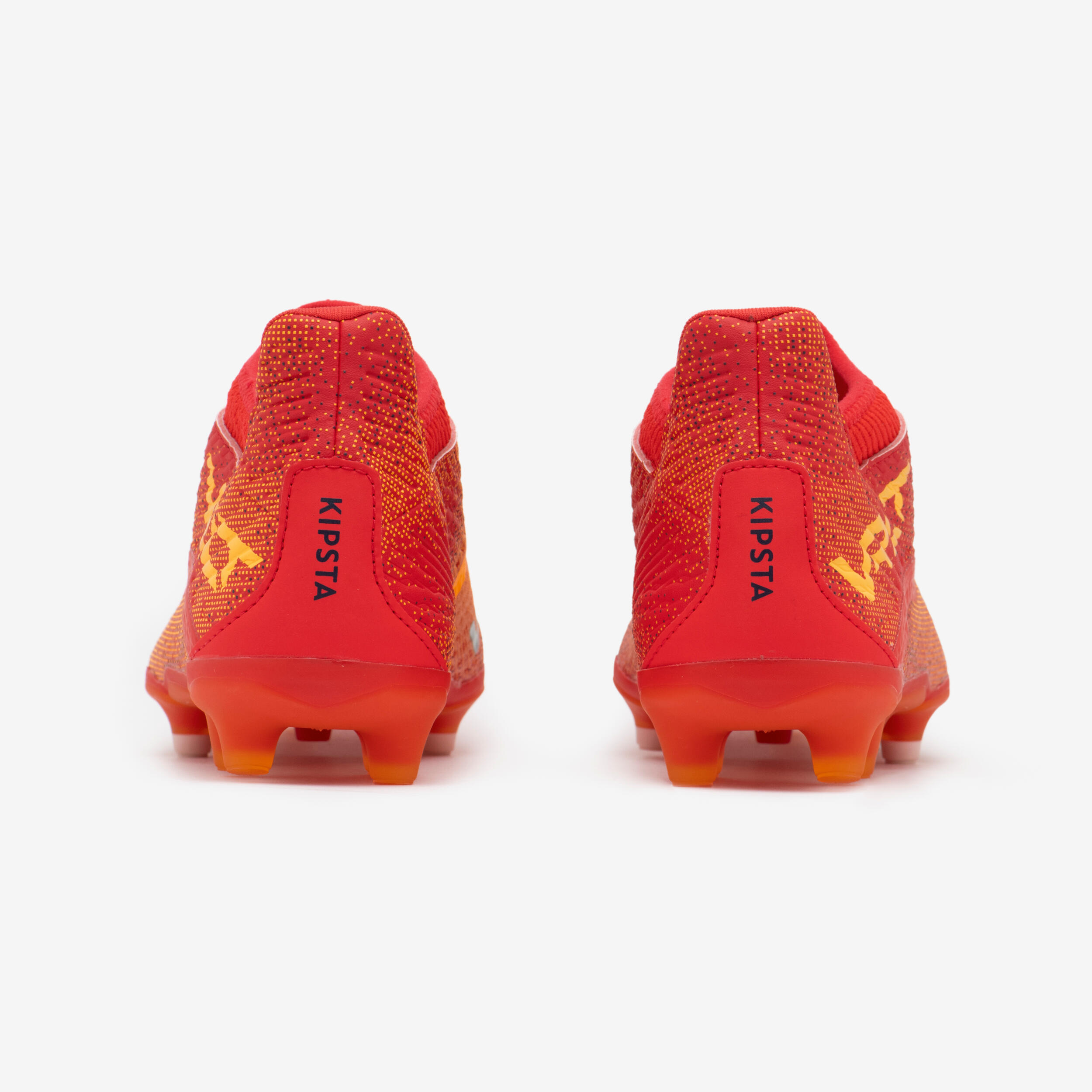 Scarpe calcio comfort bambini VIRALTO III FG rosse  3/10