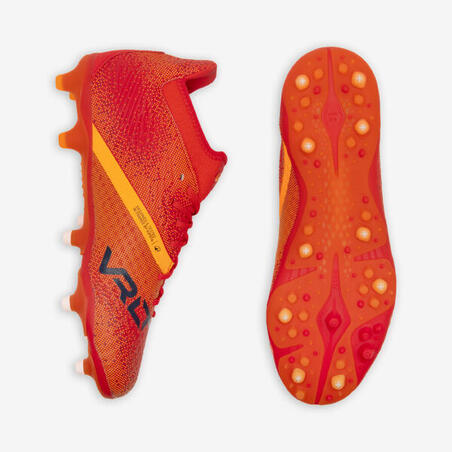 Футбольні бутси дитячі Viralto III MG/AG на шнурівках помаранчеві