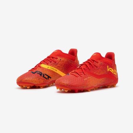 Футбольні бутси дитячі Viralto III MG/AG на шнурівках помаранчеві
