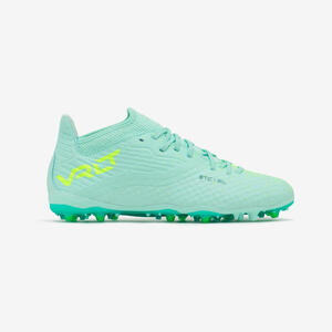 Botas de fútbol niños con cordones VIRALTO III mg/ag ice peppermint